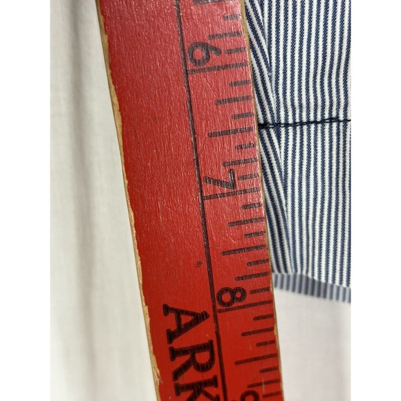 Polo Ralph Lauren Shorts Men's 38 Chino Blue White Striped Slash‎ Pockets 37x8 - Picture 8 of 12